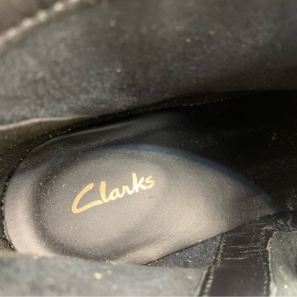 Clarks Womens Mila Myth Bootie Black Leather Size 6M ankle - Picture 6 of 8